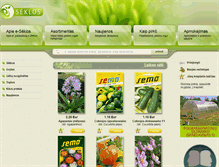 Tablet Screenshot of e-seklos.lt